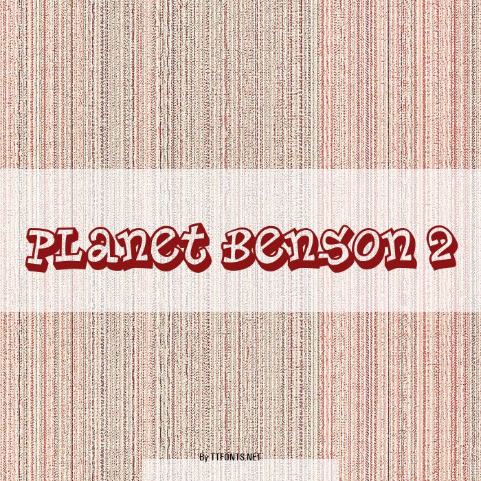 Planet Benson 2 example